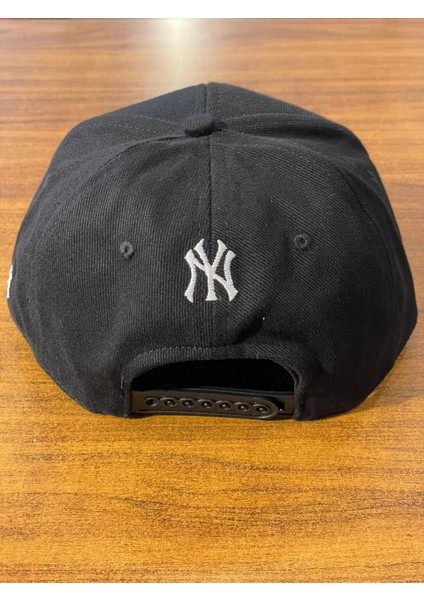 Ny Yankees Nakışlı Hip Hop Snapback Rapper Basket Cap Şapka