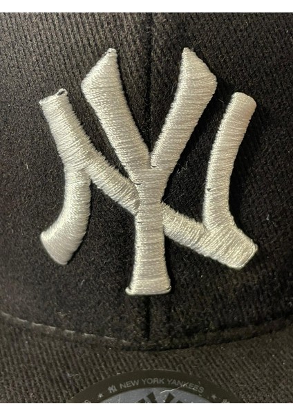 Ny Yankees Nakışlı Hip Hop Snapback Rapper Basket Cap Şapka