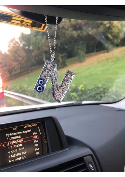 Epoksi Dikiz Aynası Süsü Hediye Araba Modifiye Sevgili Dekor Anahtar Soru Sor Kısmına Harf Yazınız