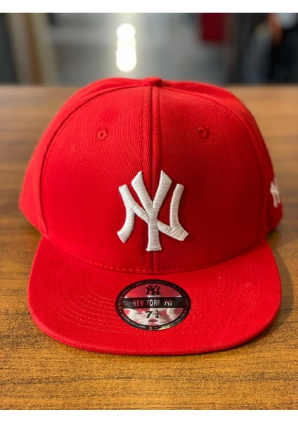 Ny Yankees Nakışlı Hip Hop Snapback Rapper Basket Cap Şapka