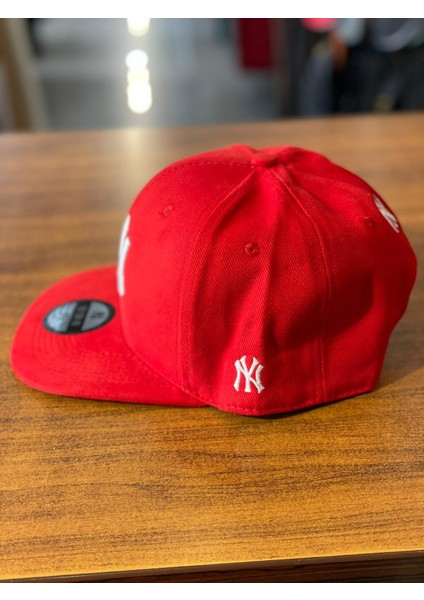 Ny Yankees Nakışlı Hip Hop Snapback Rapper Basket Cap Şapka