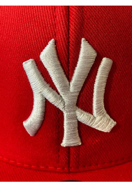 Ny Yankees Nakışlı Hip Hop Snapback Rapper Basket Cap Şapka