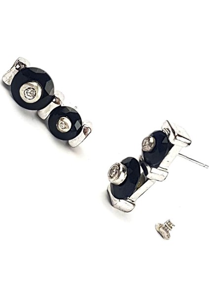 Oniks Taşlı Gümüş Bayan Küpe fiyatları