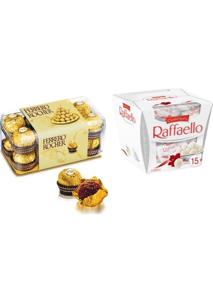 Fındıklı Çikolata 200 gr + Raffaello 150 gr