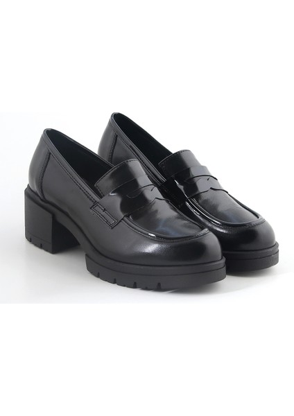 Kadın Oxford ( Klasik) 3H5435 Comart 5435 Vitello Ry Nero