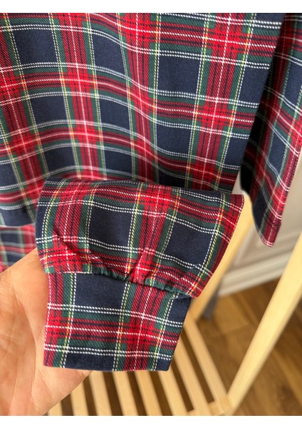 Yeni Yıl Yılbaşı Noel Pijama Partisi Ekoseli Çizgili Pamuklu Kız Erkek Unisex Çocuk Pijama Takımı fiyatları