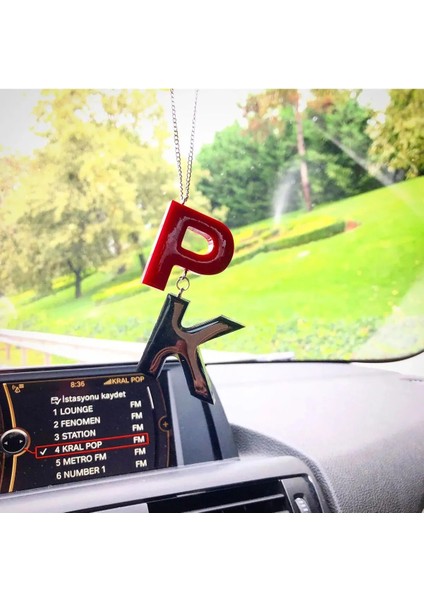 Epoksi Dikiz Aynası Süsü Hediye Araba Modifiye Sevgili Dekor Anahtar Soru Sor Kısmına Harf Yazınız