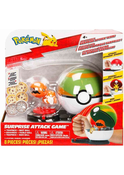 Surprise Attack Oyun Seti Trapinch ve Nest Ball fiyatları
