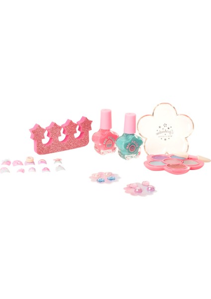 Sparkle Taşınabilir Işıltılı Tırnak ve Makyaj Seti