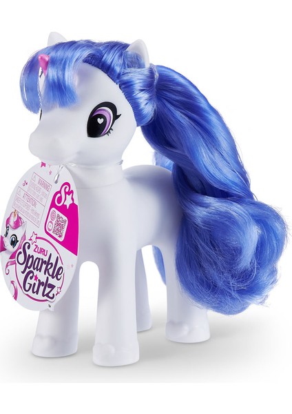 Bebek Unicorn 100369 Mavi Saçlı Beyaz Unicorn
