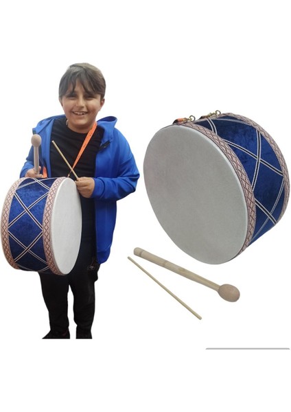 Büyük Boy Deri Davul (32CM) Ilkokulların Tercihi Gösteri Davul