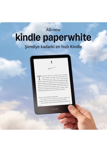 Kindle 7″ Paperwhite 2024 E Kitap Okuyucu 16 GB Reklamlı