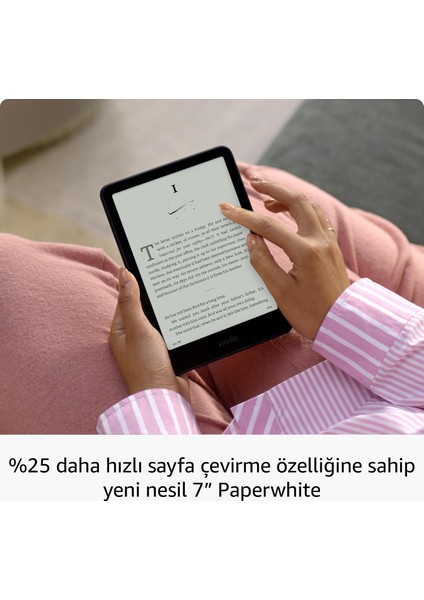 Kindle 7″ Paperwhite 2024 E Kitap Okuyucu 16 GB Reklamlı