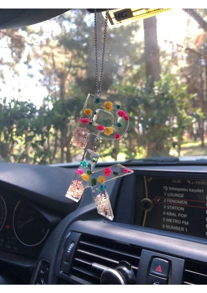 Epoksi Dikiz Aynası Süsü Hediye Araba Modifiye Sevgili Dekor Anahtar Soru Sor Kısmına Harf Yazınız