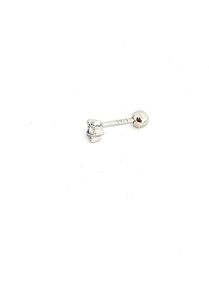Zirkon Taşlı 925 ayar Gümüş Yıldız Figürlü Tragus Piercing fiyatları