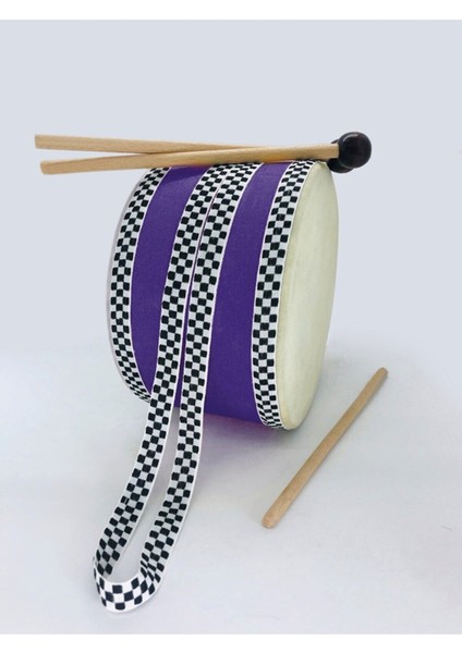 Hakiki Deri Askılı Çocuk Davul (Kreşlerin Tercihi) + Mor fiyatları