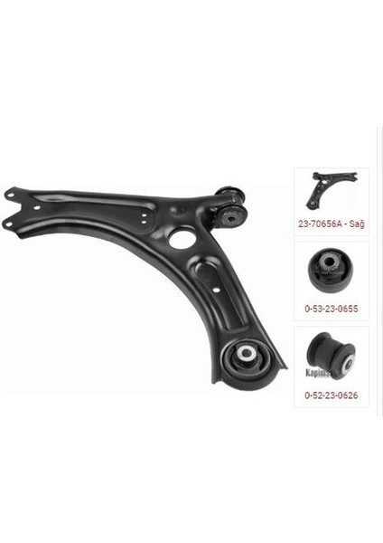 Kapımsan 23-70655A Alt Salıncak Rotilsiz Sol Caddy Iv 11 Skoda Yeti 09 1K0407151BB