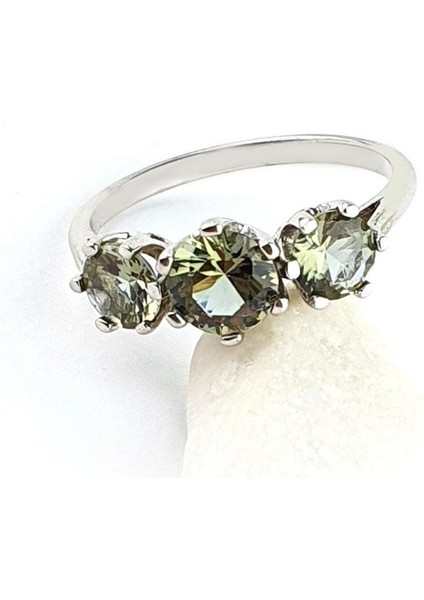 Sky Diamond Purple Renk Değiştiren Aleksandrit Taşlı Tria Yüzük fiyatları