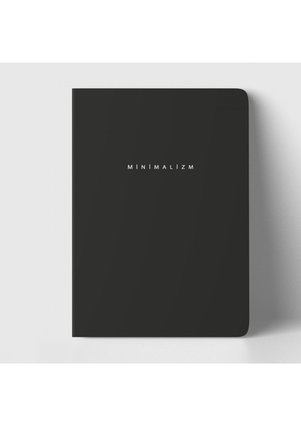 Minimalizm Siyah Defter Çizgili