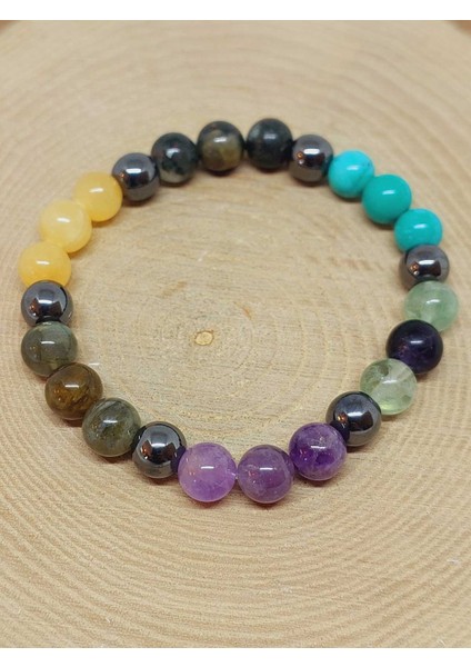 Balık Burcu Doğal Taş 8mm Unisex Bileklik (55728) indirimleri