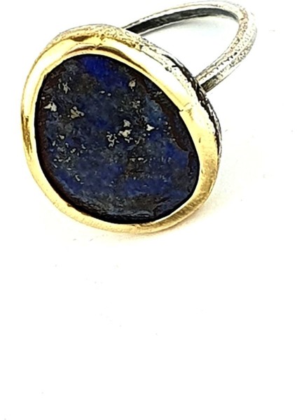 Lapis Lazuli Taşlı 925AYAR Gümüş Tasarım El Işi Doğal Taş Yüzük modelleri