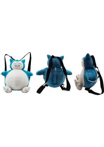 Pokemon Snorlax Peluş Sırt Çantası - 35 cm