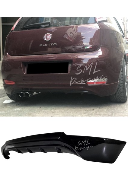 Fiat Punto Evo Arka Ek-Difüzör 2009-2012 (Plastik) Punto Evo Arka-Difizör-Bodykit-Ek modelleri