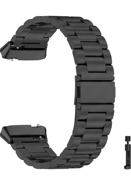 Xiaomi Redmi Watch 3 Active Tam Uyumlu Paslanmaz Çelik Ayarlanabilir Kordon
