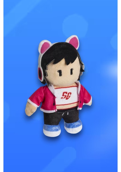 Stumble Guys Meowmer Peluş 17 cm