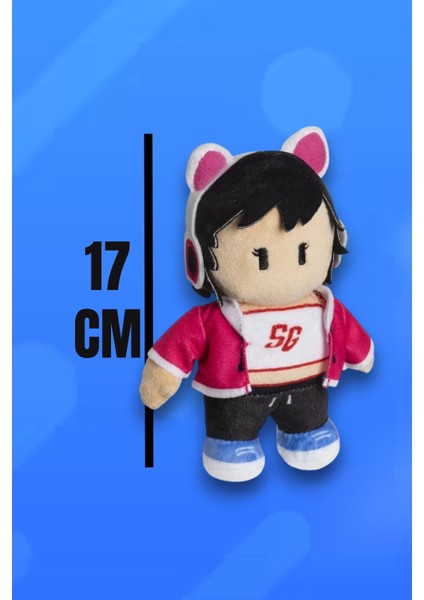 Stumble Guys Meowmer Peluş 17 cm