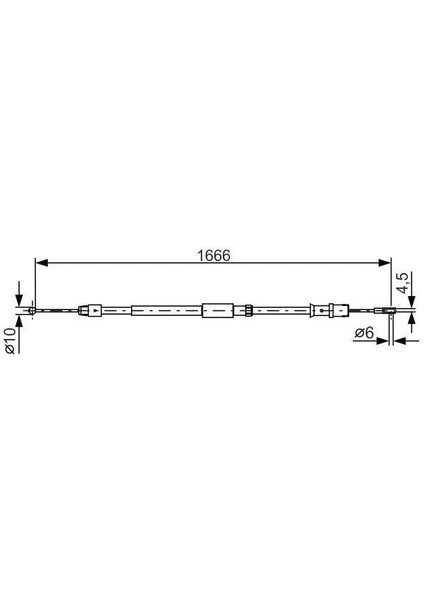 Fren Halatı Arka Mercedes Sprınter B906 . Vw Crafter 30-35-50