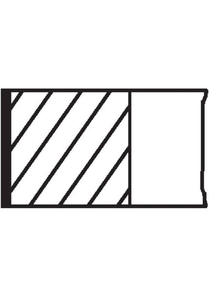 Segman 80.00MM Std E36 E46 320İ E39 520İ 2.0i 96- M52B20 1.5x1.5x2-Vanoslu