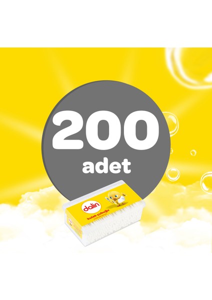 x 6 Adet Kulak Çubuğu 200 Adet