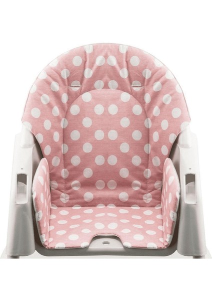Mama Sandalyesi Kılıfı Puanlı Pembe