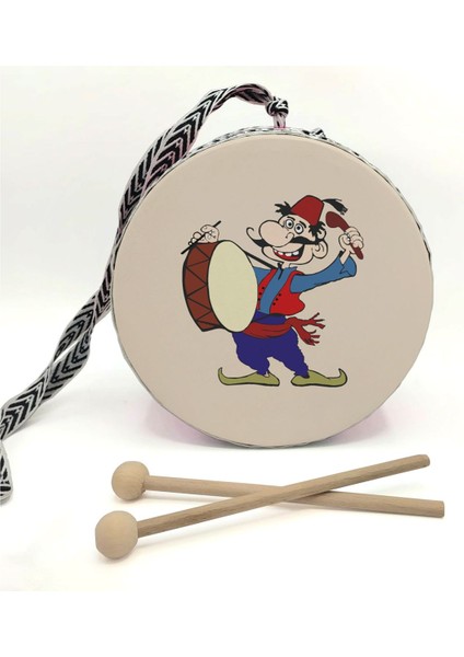 Ramazan_davulcusu Baskılı , Kırmızı , Gerçek Deri Çocuk Davulu fiyatları