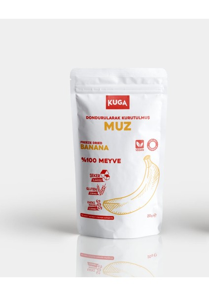 Dondurularak Kurutulmuş Muz