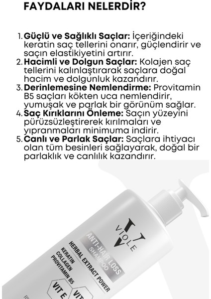 Saç Keratin Şampuan 400 ml