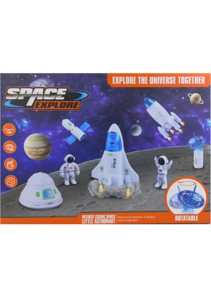 Evreni Keşfet Uzay Oyuncak Seti Uydu Mekik Astronot Kapsül Toplam 7 Parça fırsatları