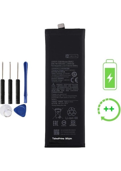 Xiaomi Mi Note 10 Lite Ile Uyumlu Güclendirilmis Ithal Pil Batarya BM52