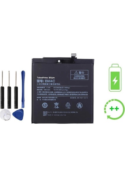 Xiaomi Mi Mix 1 Ile Uyumlu Güclendirilmis Ithal Pil Batarya BM4C