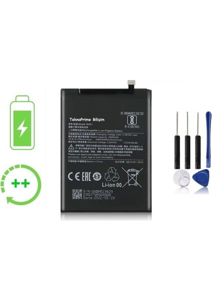 Xiaomi Redmi 8 Ile Uyumlu Güclendirilmiş Ithal Pil Batarya BN51
