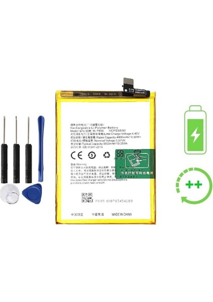 Oppo A53S Ile Uyumlu Güclendirilmis Ithal Pil Batarya BLP805