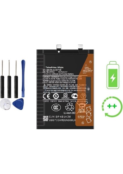 Xiaomi Mi 12 Lite Ile Uyumlu Güclendirilmis Ithal Pil Batarya BP4B