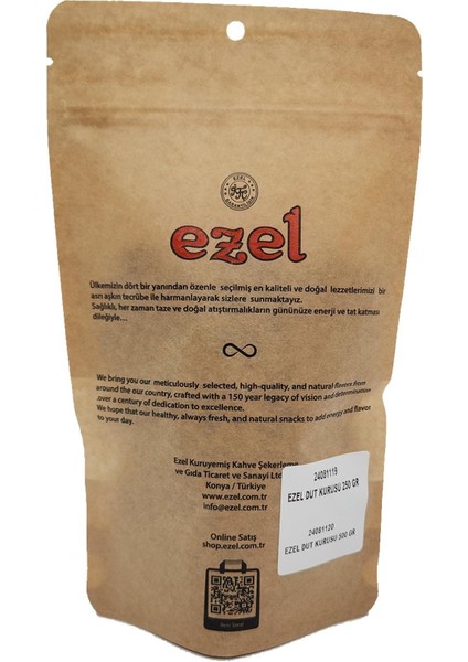 Dut Kurusu - 250GR fiyatları