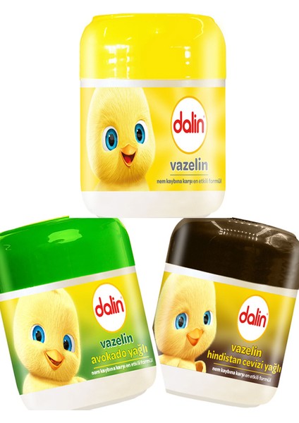 3'lü Vazelin Seti 100 ml