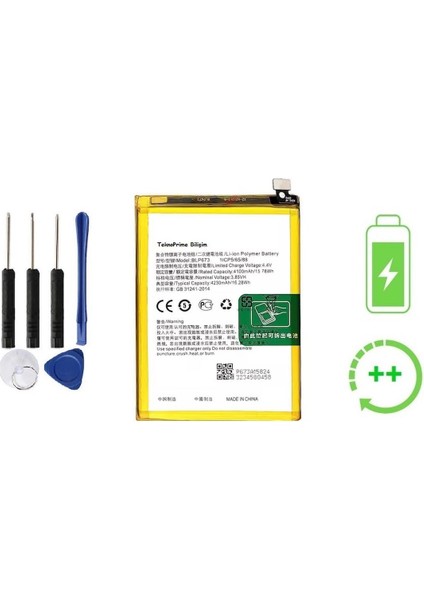 Oppo A5S Ile Uyumlu Güclendirilmis Ithal Pil Batarya BLP673