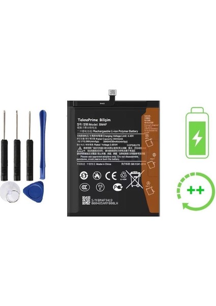 Xiaomi Mi 9 Lite Ile Uyumlu Güclendirilmis Ithal Pil Batarya BM4F