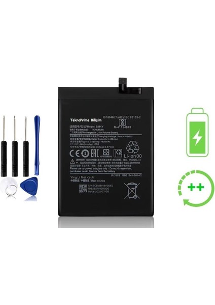 Xiaomi Redmi K40 Pro Ile Uyumlu Güclendirilmiş Ithal Pil Batarya BM4Y