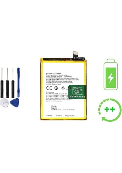 Realme 7i Ile Uyumlu Güclendirilmis Ithal Pil Batarya BLP803