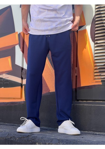 Yeni Sezon Rahat Kalıp Esnek Kumaş Beli Lastikli Baggy Jogger Pantolon